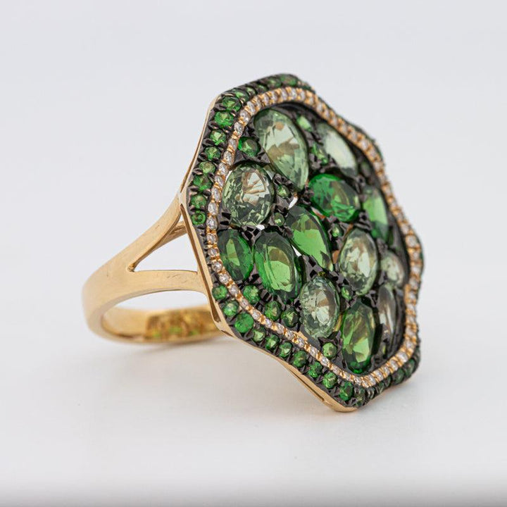 Mosaïc Gemstone Ring - ZIZOV DIAMONDS