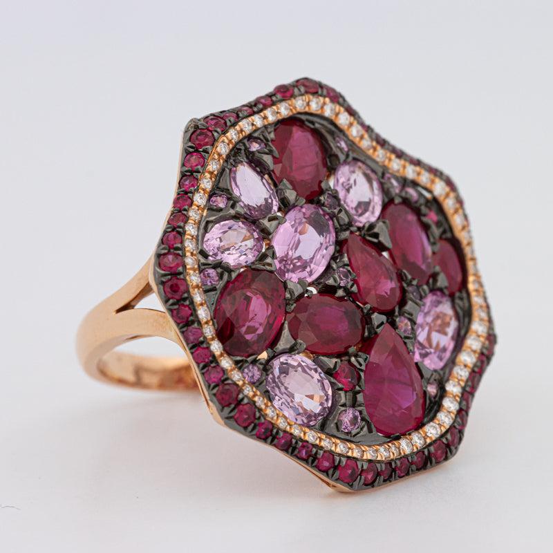 Mosaïc Gemstone Ring - ZIZOV DIAMONDS
