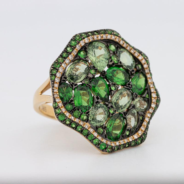 Mosaïc Gemstone Ring - ZIZOV DIAMONDS