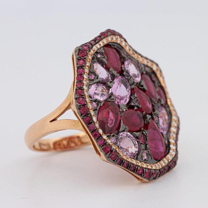 Mosaïc Gemstone Ring - ZIZOV DIAMONDS