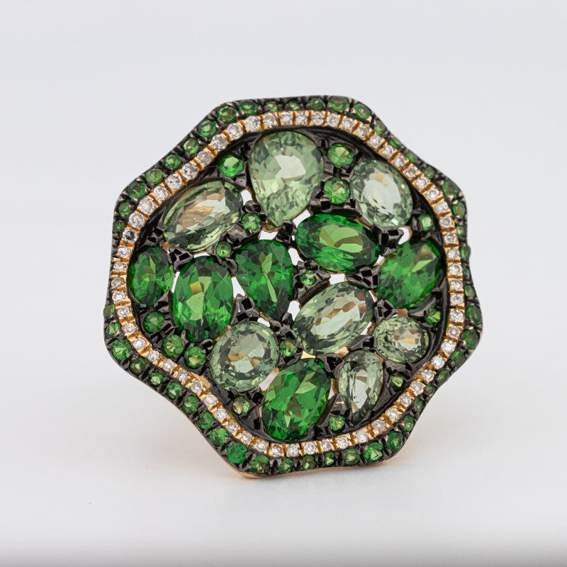 Mosaïc Gemstone Ring - ZIZOV DIAMONDS