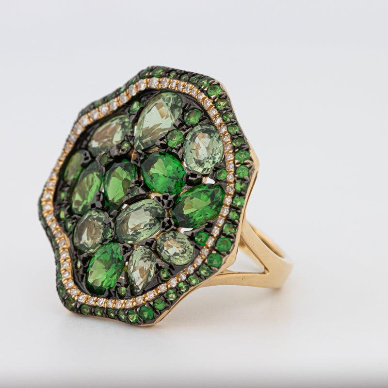Mosaïc Gemstone Ring - ZIZOV DIAMONDS