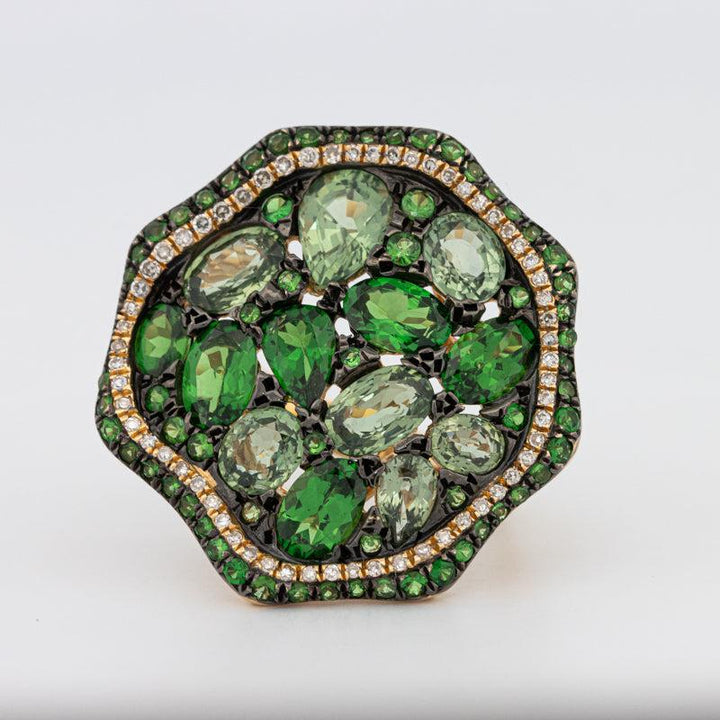 Mosaïc Gemstone Ring - ZIZOV DIAMONDS