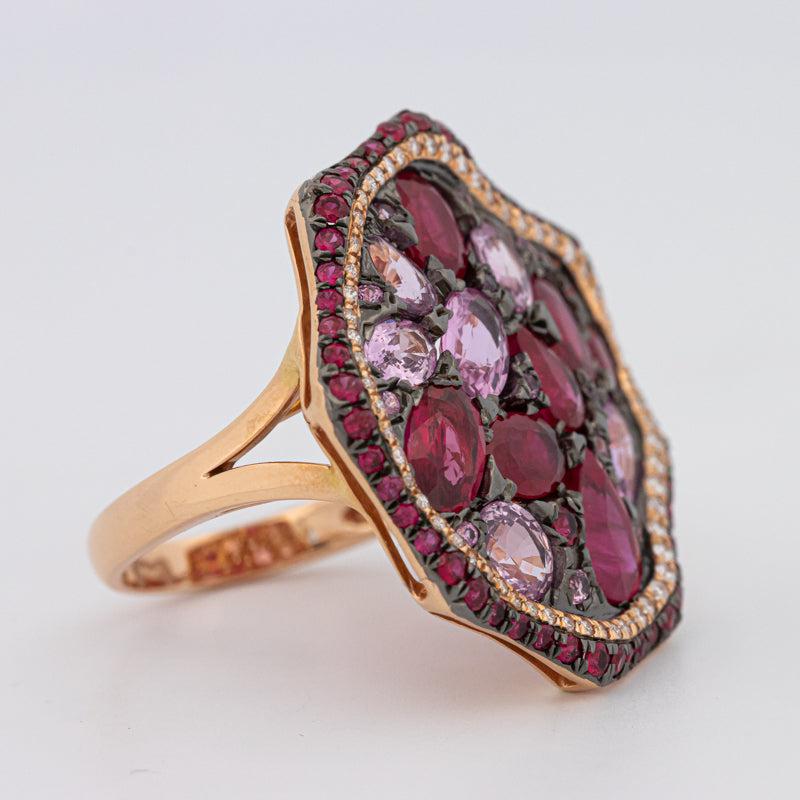 Mosaïc Gemstone Ring - ZIZOV DIAMONDS