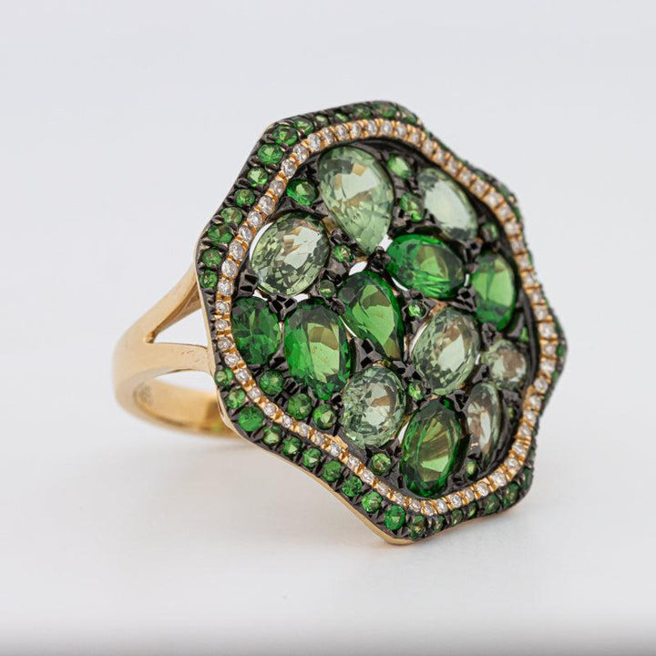 Mosaïc Gemstone Ring - ZIZOV DIAMONDS