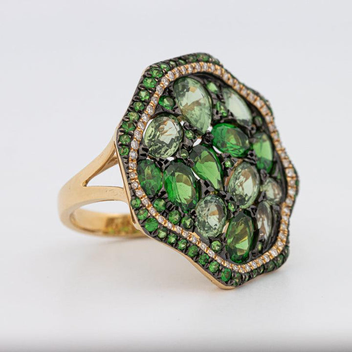 Mosaïc Gemstone Ring - ZIZOV DIAMONDS