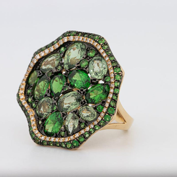 Mosaïc Gemstone Ring - ZIZOV DIAMONDS