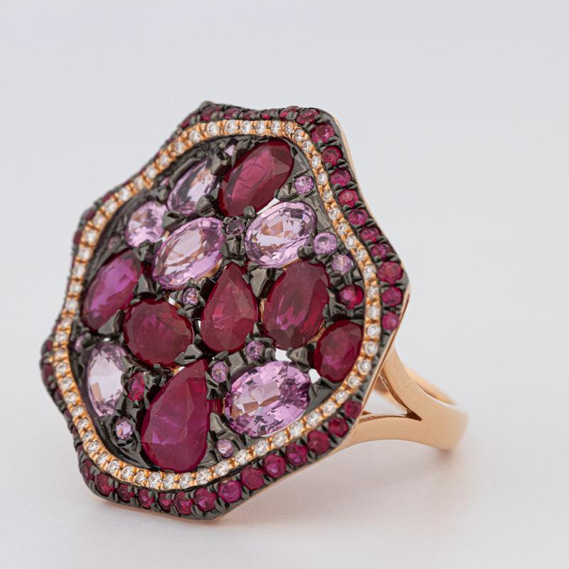 Mosaïc Gemstone Ring - ZIZOV DIAMONDS
