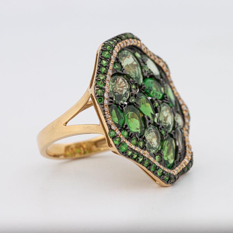 Mosaïc Gemstone Ring - ZIZOV DIAMONDS