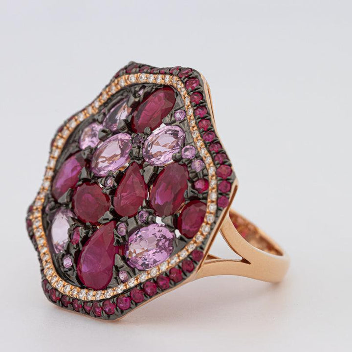 Mosaïc Gemstone Ring - ZIZOV DIAMONDS