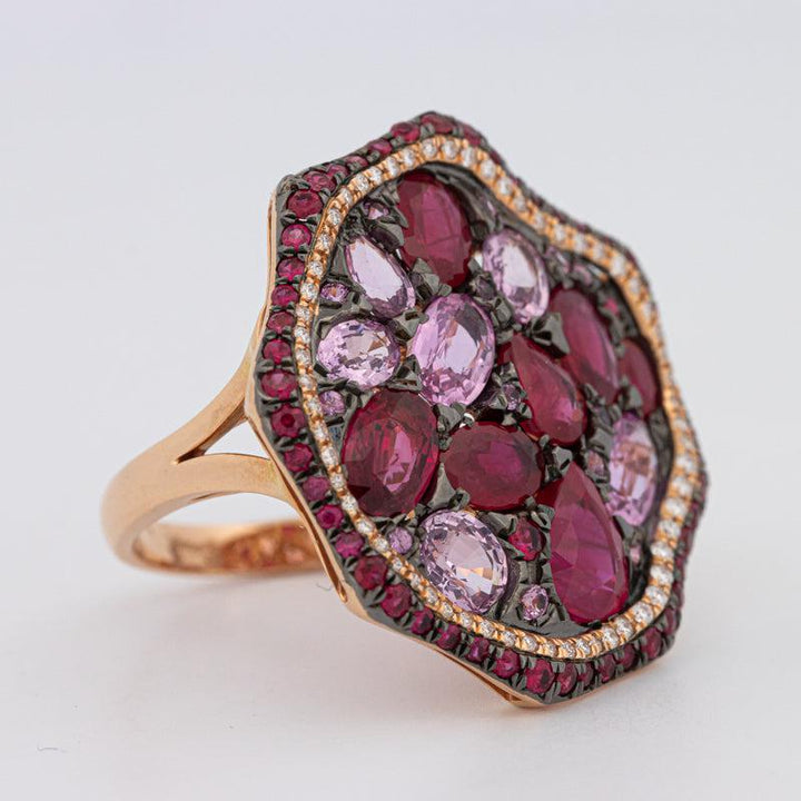 Mosaïc Gemstone Ring - ZIZOV DIAMONDS