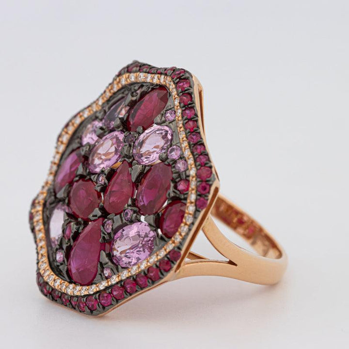 Mosaïc Gemstone Ring - ZIZOV DIAMONDS