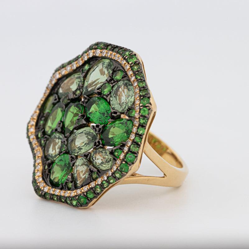 Mosaïc Gemstone Ring - ZIZOV DIAMONDS