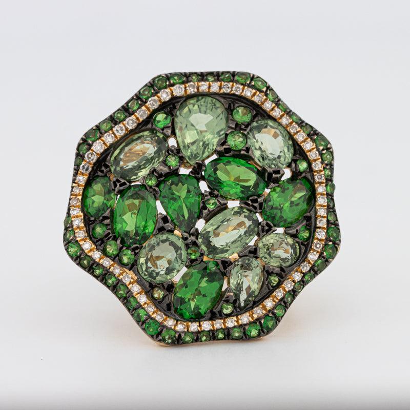 Mosaïc Gemstone Ring - ZIZOV DIAMONDS