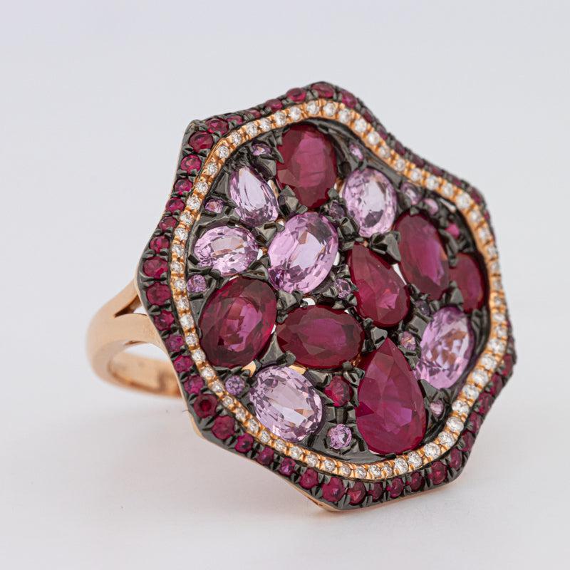 Mosaïc Gemstone Ring - ZIZOV DIAMONDS
