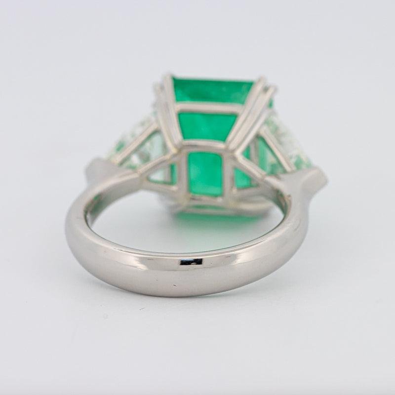 Natural Colombian Green Emerald Ring - ZIZOV DIAMONDS