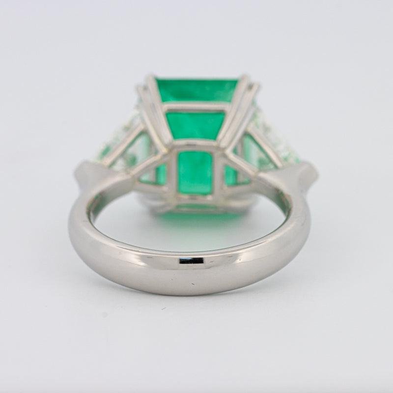 Natural Colombian Green Emerald Ring - ZIZOV DIAMONDS