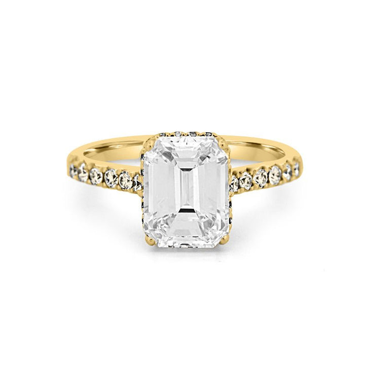 "Ophelia" Halo Solitaire - ZIZOV DIAMONDS