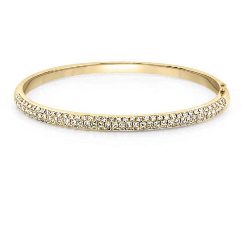 Rosé Bangle with Diamonds - ZIZOV DIAMONDS