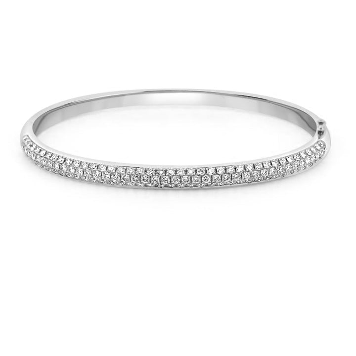 Rosé Bangle with Diamonds - ZIZOV DIAMONDS