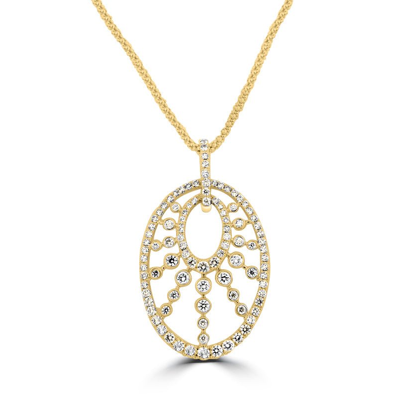 "Soleil" Diamond Pendant - ZIZOV DIAMONDS