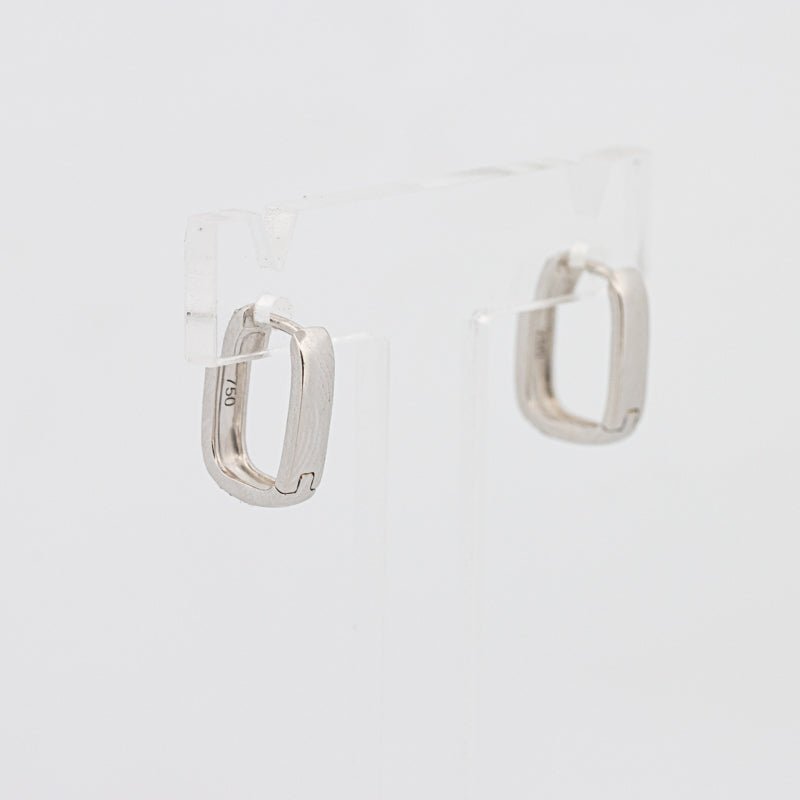 Square Diamond Hoops - ZIZOV DIAMONDS