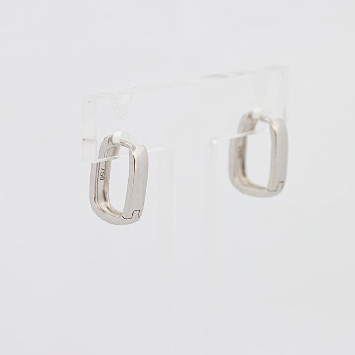 Square Diamond Hoops - ZIZOV DIAMONDS