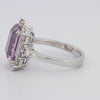 Square Radiant Amethyst Halo Solitaire - ZIZOV DIAMONDS