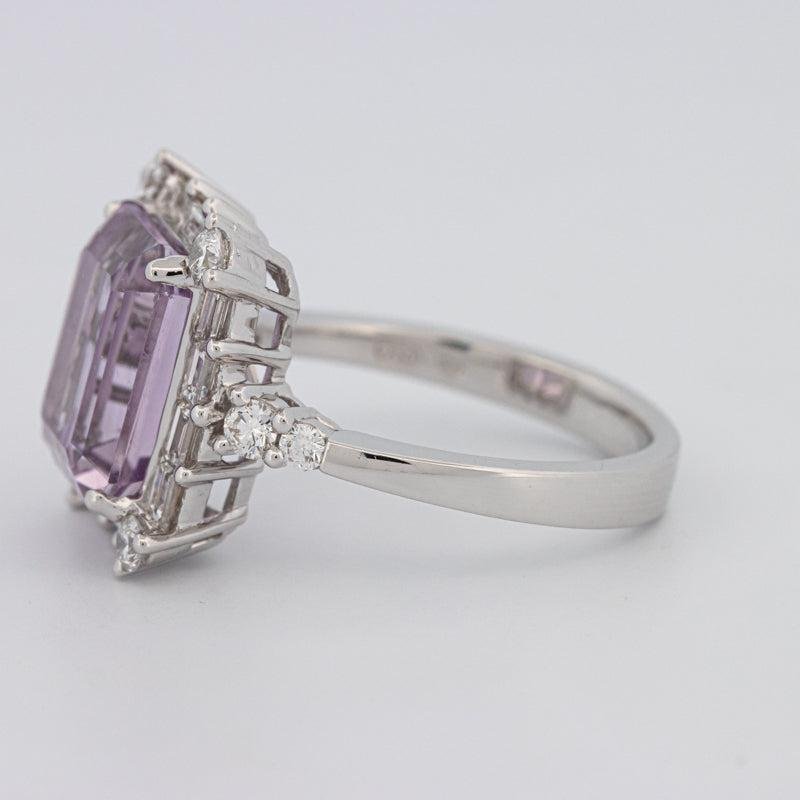 Square Radiant Amethyst Halo Solitaire - ZIZOV DIAMONDS