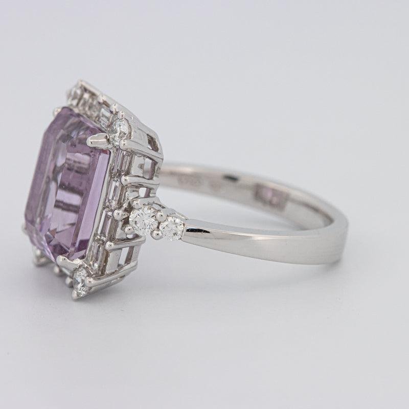Square Radiant Amethyst Halo Solitaire - ZIZOV DIAMONDS