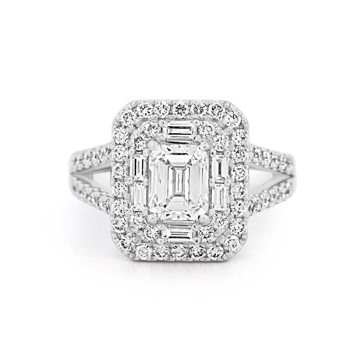 "Stella" Halo Solitaire - ZIZOV DIAMONDS