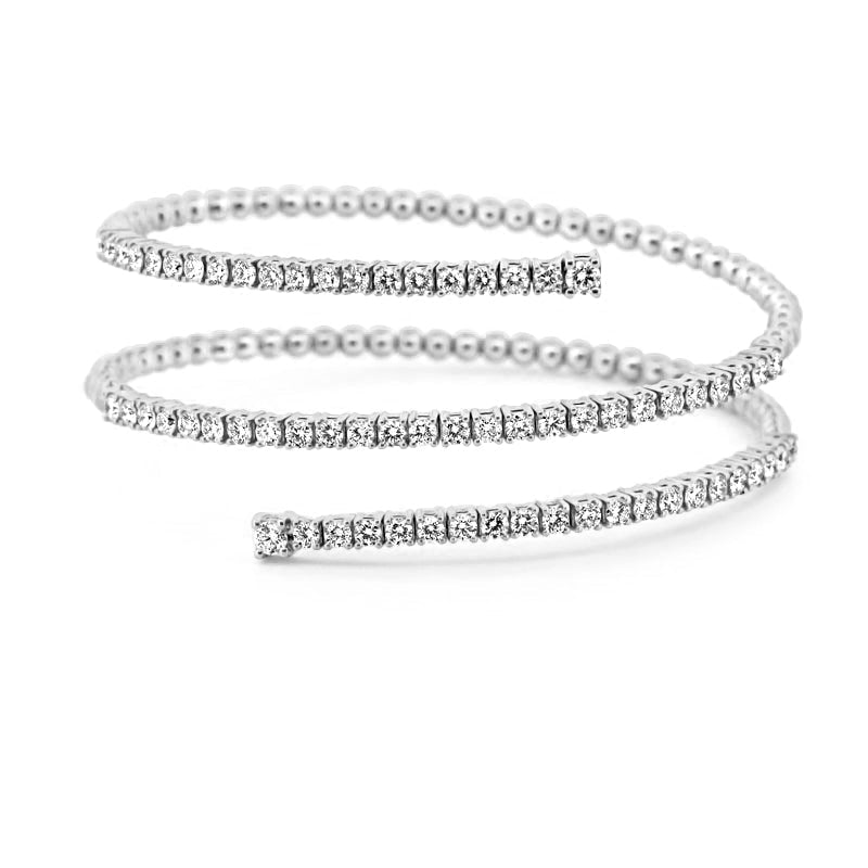 Three - layer Rosé Bangle - ZIZOV DIAMONDS