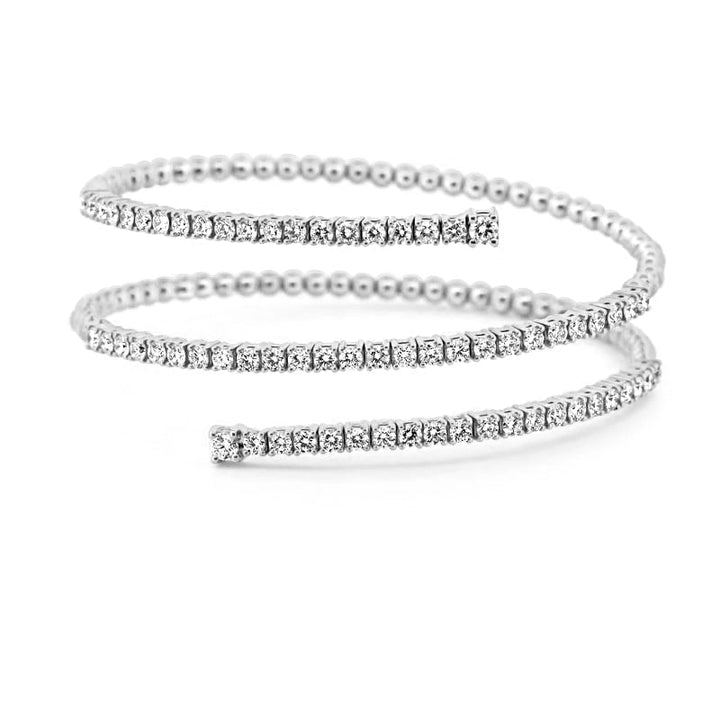 Three - layer Rosé Bangle - ZIZOV DIAMONDS