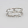 Twin baguette pave ring - ZIZOV DIAMONDS