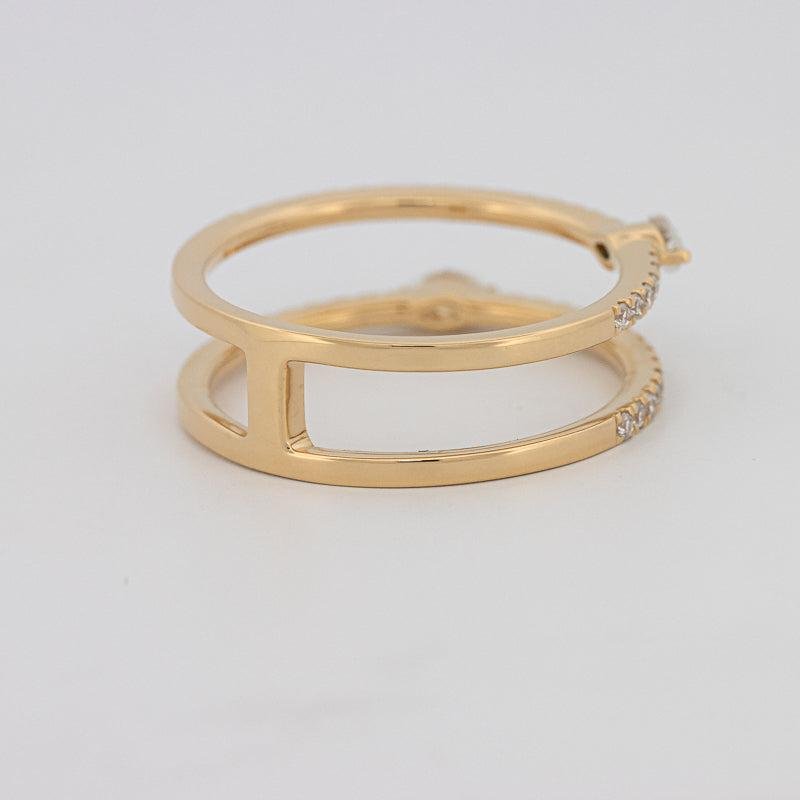 Twin Marquise Pave Ring - ZIZOV DIAMONDS