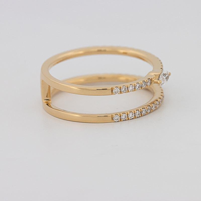 Twin Marquise Pave Ring - ZIZOV DIAMONDS