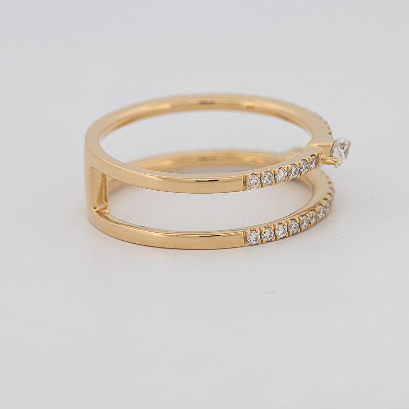 Twin Marquise Pave Ring - ZIZOV DIAMONDS