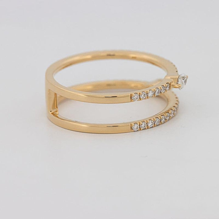 Twin Marquise Pave Ring - ZIZOV DIAMONDS