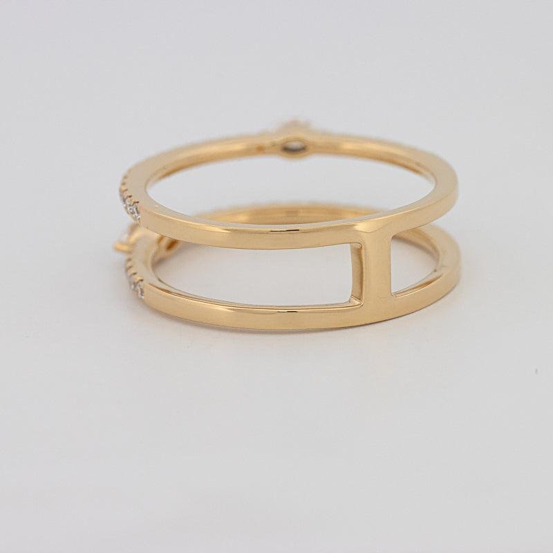 Twin Marquise Pave Ring - ZIZOV DIAMONDS