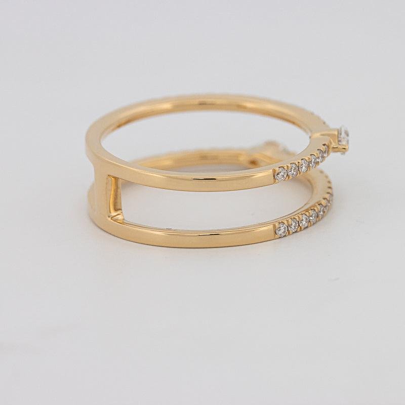 Twin Marquise Pave Ring - ZIZOV DIAMONDS