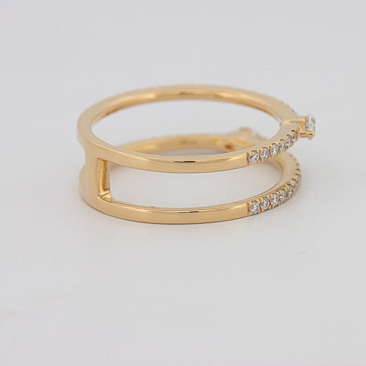 Twin Marquise Pave Ring - ZIZOV DIAMONDS