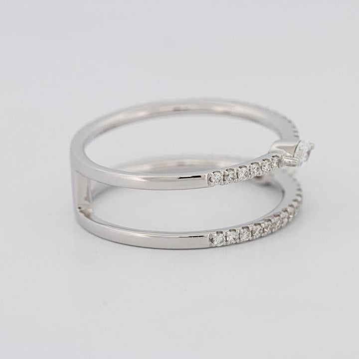 Twin Marquise Pave ring - ZIZOV DIAMONDS