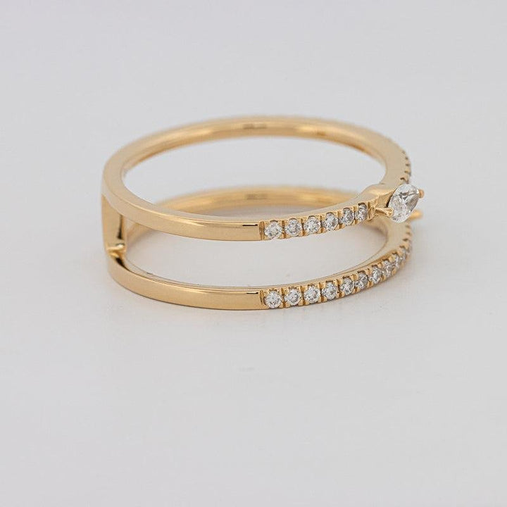 Twin Marquise Pave Ring - ZIZOV DIAMONDS