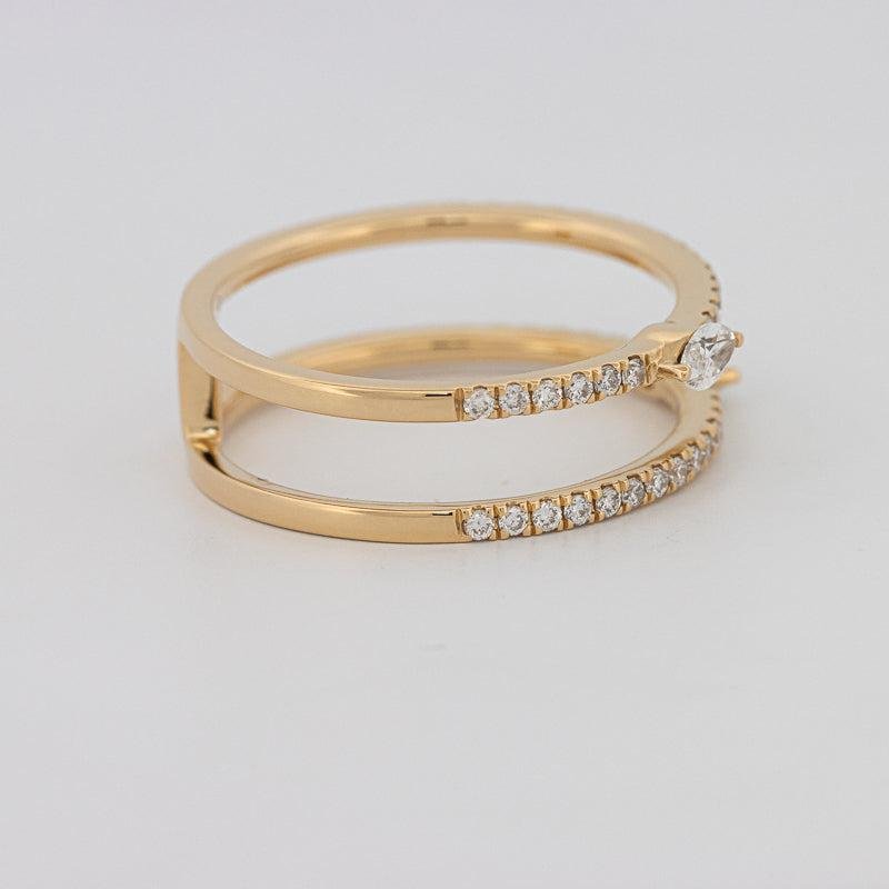 Twin Marquise Pavé Ring