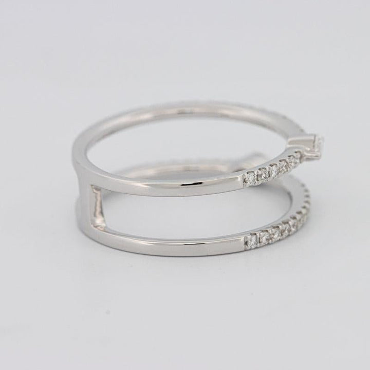 Twin Marquise Pave ring - ZIZOV DIAMONDS