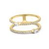 Twin Marquise Pave ring - ZIZOV DIAMONDS