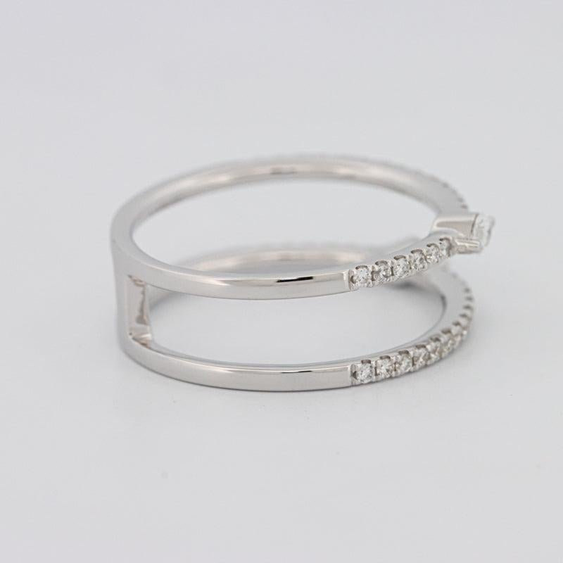 Twin Marquise Pave ring - ZIZOV DIAMONDS