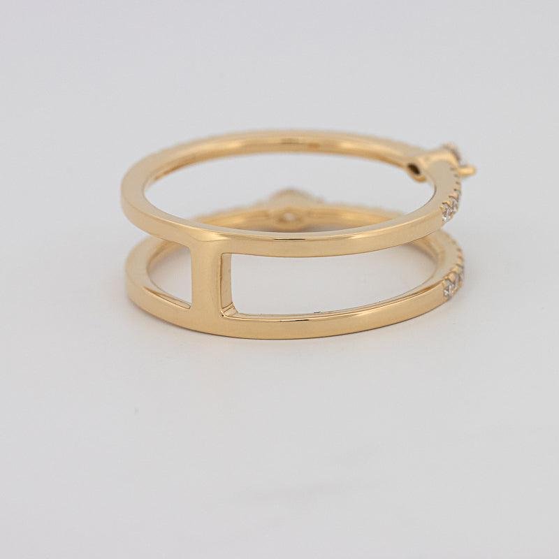 Twin Marquise Pave Ring - ZIZOV DIAMONDS