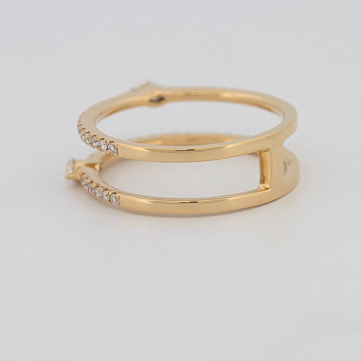 Twin Marquise Pave Ring - ZIZOV DIAMONDS