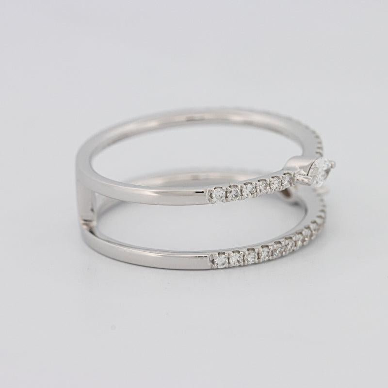 Twin Marquise Pave ring - ZIZOV DIAMONDS